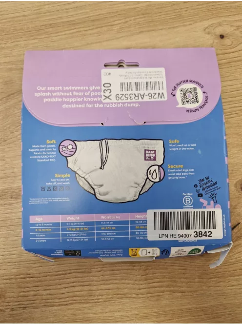 Bambino Mio újrahasználható úszópelenka (7–9 kg), életkor: 6–12 hónap OUTLET termék