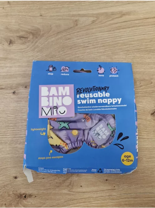Bambino Mio újrahasználható úszópelenka (7–9 kg),  életkor: 6–12 hónap OUTLET termék