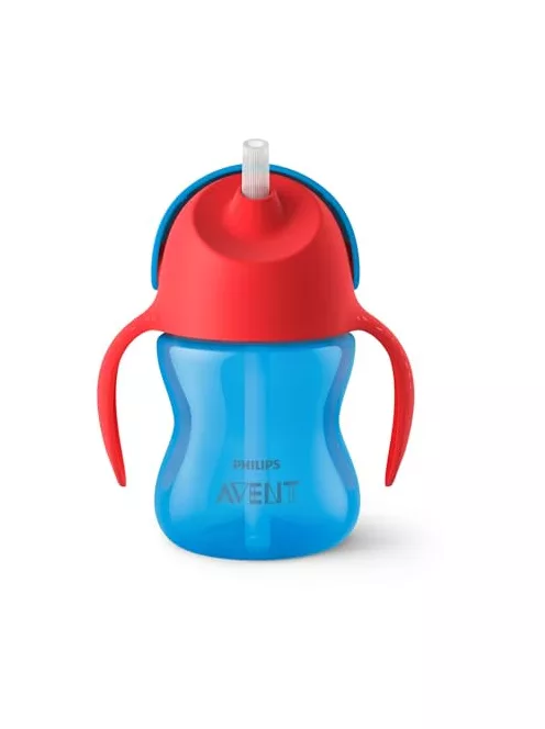 Philips AVENT SCF796/01 szívószálas itatópohár, kék OUTLET termék