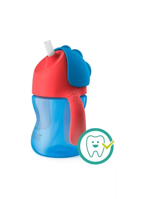 Philips AVENT SCF796/01 szívószálas itatópohár, kék OUTLET termék