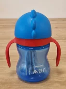 Philips AVENT SCF796/01 szívószálas itatópohár, kék OUTLET termék