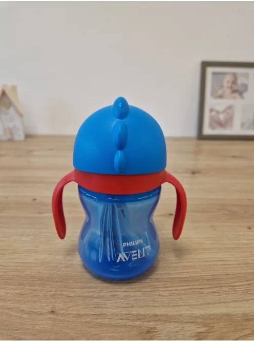 Philips AVENT SCF796/01 szívószálas itatópohár, kék OUTLET termék