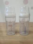 NUK Perfect Match cumisüveg  3+ hó, 260 ml hőérzékelős,szivárvány, 4 darabos szett OUTLET termék