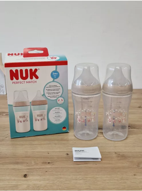 NUK Perfect Match cumisüveg 3+ hó,  260 ml OUTLET termék