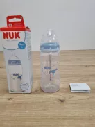 NUK First Choice+ cumisüveg , 6–18 hónap, hőérzékelős, 300 ml , bálna OUTLET termék