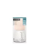 Suavinex Zero Zero anti-kolik cumisüveg lassú folyású szilikon etetőcumival (S), 0 hónapos kortól, újszülötteknek, 180 ml OUTLET termék