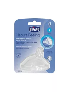   Chicco Natural feeling szilikon etetőfej 0+hó OUTLET termék