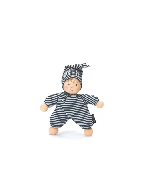 Sterntaler Heiko játékbaba, beépített csörgővel, újszülött kortól, 23 cm, fekete/fehér OUTLET termék