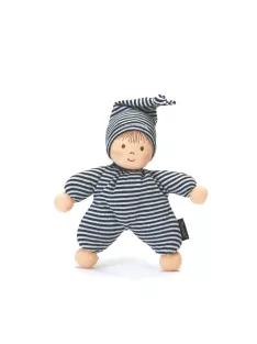   Sterntaler Heiko játékbaba, beépített csörgővel, újszülött kortól, 23 cm, fekete/fehér OUTLET termék