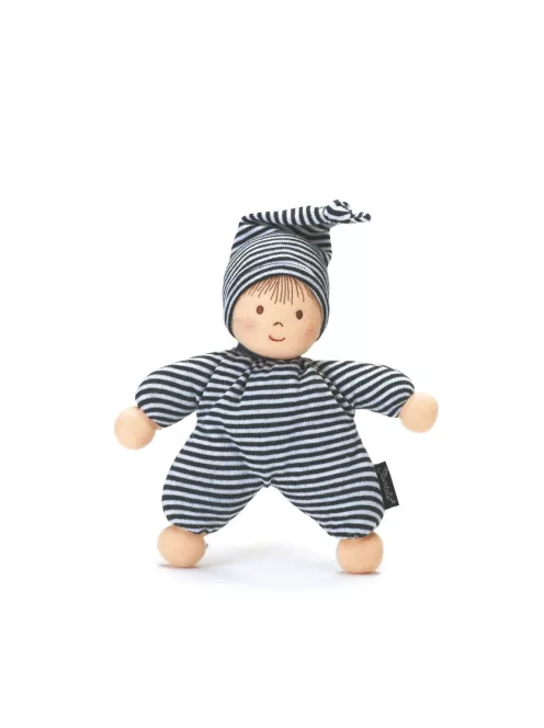 Sterntaler Heiko játékbaba, beépített csörgővel, újszülött kortól, 23 cm, fekete/fehér OUTLET termék