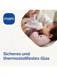   MAM üveg! cumisüveg, 2-4 hónap, 260 ml, 2-es szilikon etetőcumival, közepes átfolyással, könnyen tisztítható, kék,1 db OUTLET termék