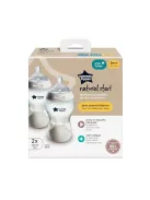 Tommee Tippee cumisüveg, Natural Start kólika elleni cumisüveg, 340 ml, 2 db-os db, önsterilizáló, OUTLET termék