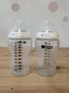 Tommee Tippee cumisüveg, Natural Start kólika elleni cumisüveg, 340 ml, 2 db-os db, önsterilizáló, OUTLET termék