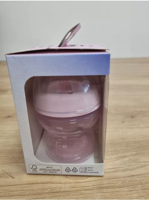 Chicco Natural Feeling kólika elleni cumisüveg 0+ hónapos kortól, 150 ml OUTLET termék