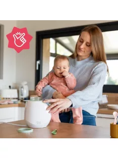   Badabulle Baby Easy+ cumisüveg-melegítő utazáshoz - autós adapterrel OUTLET termék