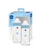 MAM Easy Active cumisüveg 2 x 330 ml, 4+ hónapos kortól, 2-es méretű etetőcumi, elefánt OUTLET termék