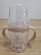 NUK Perfect Match ivástanuló palack 6+ hó, 150 ml  kifolyásgátló ivótanuló pohár, majom, 1 db OUTLET termék