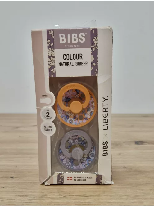 BIBS x Liberty cumi, 6-18 hónap, 2 db OUTLET termék