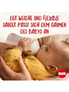   NUK Perfect Match cumisüveg szett 3 hó kortól Anti-Colic 260 ml BPA-mentes OUTLET termék