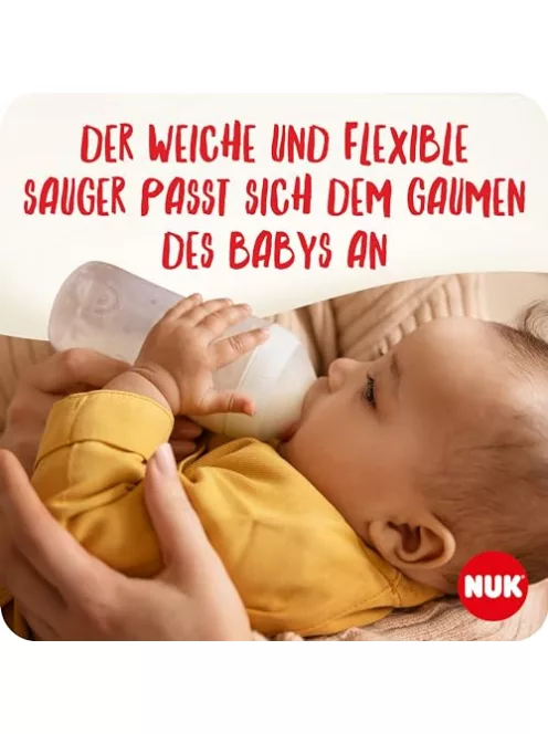 NUK Perfect Match cumisüveg szett 3 hó kortól Anti-Colic 260 ml BPA-mentes OUTLET termék
