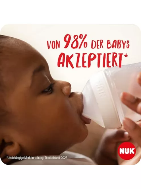 NUK Perfect Match cumisüveg szett 3 hó kortól Anti-Colic 260 ml BPA-mentes OUTLET termék