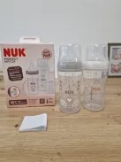 NUK Perfect Match cumisüveg szett 3 hó kortól Anti-Colic 260 ml BPA-mentes OUTLET termék