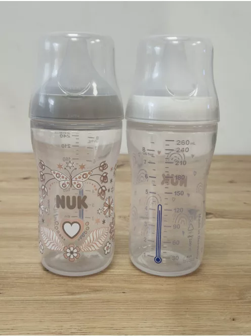 NUK Perfect Match cumisüveg szett 3 hó kortól Anti-Colic 260 ml BPA-mentes OUTLET termék
