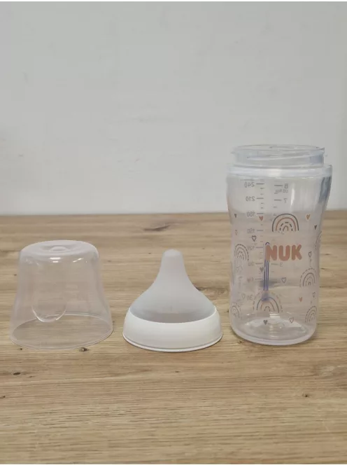 NUK Perfect Match cumisüveg szett 3 hó kortól Anti-Colic 260 ml BPA-mentes OUTLET termék