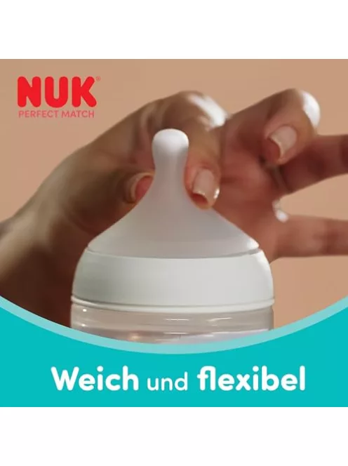 NUK Perfect Match cumisüveg és cumi ajándékszett újszülötteknek, 0–6 hó, 4 db OUTLET termék