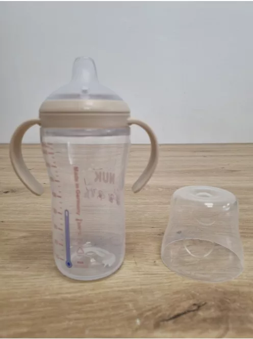 NUK Perfect Match itatópalack  6+ hónap 260 ml  kifolyásmentes itatópohár,majom mintás | 1 db OUTLET termék