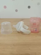 NUK Perfect Match itatópohár, 6+ hó, 150 ml  Sötétben világít  Nyuszis ,1 db OUTLET termék