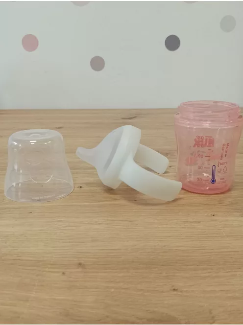 NUK Perfect Match itatópohár, 6+ hó, 150 ml  Sötétben világít  Nyuszis ,1 db OUTLET termék