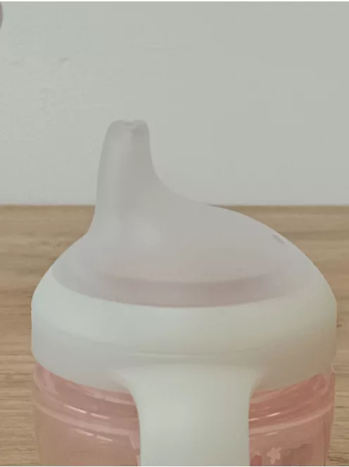 NUK Perfect Match itatópohár, 6+ hó, 150 ml  Sötétben világít  Nyuszis ,1 db OUTLET termék