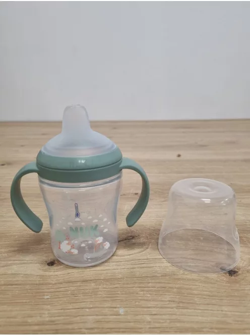 NUK Perfect Match ivástanuló palack  6+ hó 150 ml, kifolyásmentes itatópohár, bárány, 1 db OUTLET termék