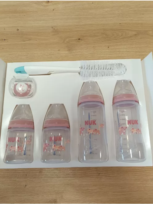 NUK First Choice Perfect Start cumisüveg ajándékszett újszülötteknek | 0–6 hónap 6 db- 
os OUTLET termék