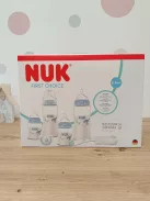 NUK First Choice Perfect Start cumisüveg ajándékszett újszülötteknek, 0–6 hónap, Bálna OUTLET termék