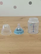 NUK First Choice Perfect Start cumisüveg ajándékszett újszülötteknek, 0–6 hónap, Bálna OUTLET termék