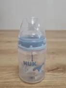 NUK First Choice+ cumisüveg  6–18 hónap hőérzékelős 150 ml, bálna mintás OUTLET termék