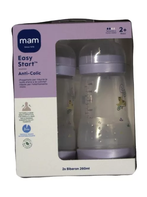 MAM Easy Start cumisüveg, 260 ml 2 db-os szett OUTLET termék