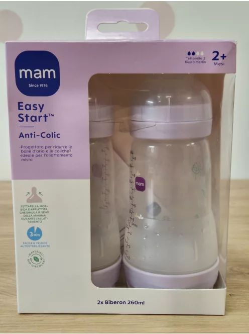 MAM Easy Start cumisüveg, 260 ml 2 db-os szett OUTLET termék