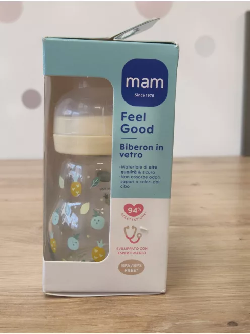MAM Üveg! cumisüveg 130 ml,1-es etetőcumival OUTLET termék