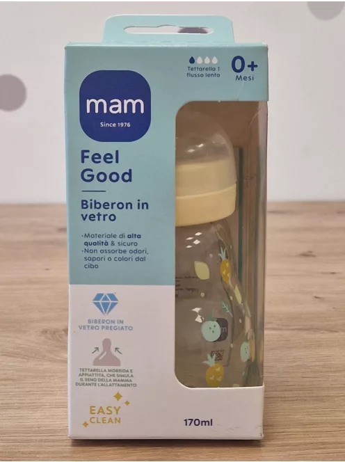 MAM Üveg! cumisüveg 130 ml,1-es etetőcumival OUTLET termék