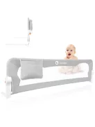 Lionelo Eva leesésgátló rács gyerekágyhoz, 150 x 42 cm OUTLET termék