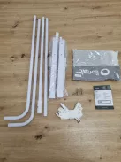 Lionelo Eva leesésgátló rács gyerekágyhoz, 150 x 42 cm OUTLET termék