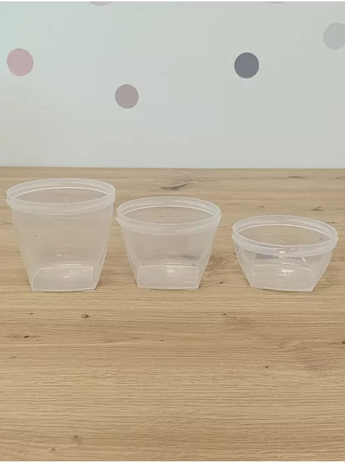 Babymoov Babybols ételtároló edények bébiételhez, légmentesen záródó csavaros tetővel OUTLET termék