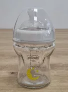 Chicco Natural Feeling kólika elleni üvegből cumisüveg 0+ hónapos kortól, 150 ml OUTLET termék