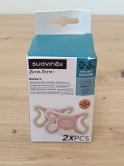 Suavinex Zero Zero cumi újszülötteknek, 2 db-os, 0–6 hó, hipoallergén, szilikon, medium OUTLET termék
