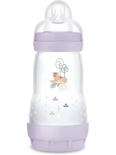   MAM Easy Start cumisüveg 2–4 hónapos babáknak, 260 ml, 2-es folyású SkinSoft szilikon etetőcumival, 2+ hónapos kortól OUTLET termék