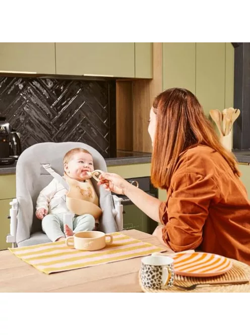 Babymoov 2 az 1-ben szilikon tanulókanál és rágóka – bézs OUTLET termék
