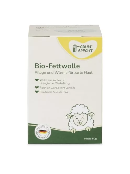 Grünspecht bio juhgyapjú lanolintartalommal, baba és mama ápolásra, 50 g OUTLET termék